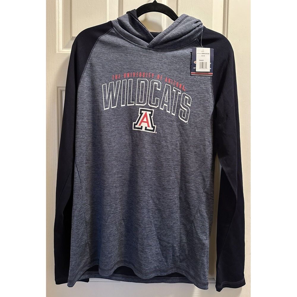 NEW University of Arizona Wildcats Gear Blue Lt Weight Pullover Men's Small